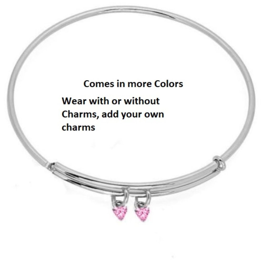 Expandable Bangle Bracelet Silver Plate CHOICE NWT